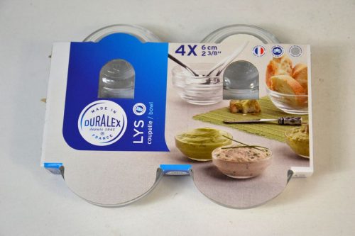 ÜVEGTÁL TEMPERÁLT D:60MM 35ML 4db/cs