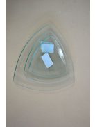 Üvegtányér háromszög 12,5cm