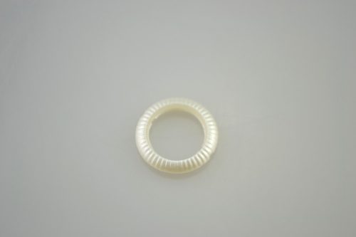 Fűzhető fehér gyöngy 20mm 20db/cs KARIKA