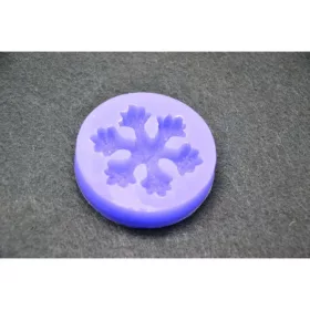 MARCIPÁN/FONDANT MINTÁZÓ, SZILIKON, HÓPEHELY (7CM)