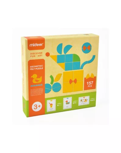 Mideer Geometriai filc puzzle