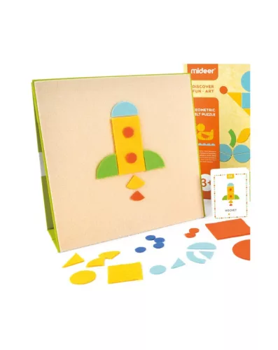 Mideer Geometriai filc puzzle