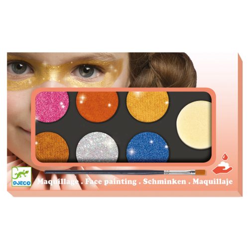 Arcfesték - 6 színű, metál fényű - Palette 6 colours - Metallic