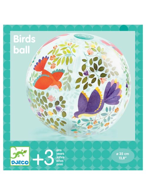 Felfújható labda - Madárkák - Birds ball