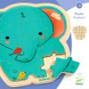 Fa puzzle - Elefánt, 14 db-os - Puzzlo Elephant