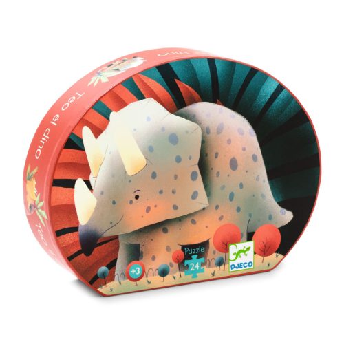 Formadobozos puzzle - Teo a kis dínó - Teo the dino