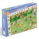 Megfigyeltető puzzle - Kisbarátok a kertben, 35 db-os - Little friends' garden - 35 pcs - FSC MIX
