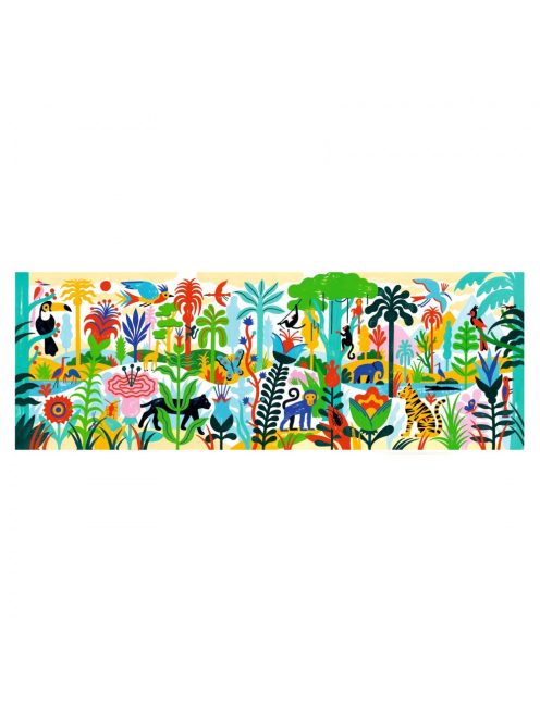 Művész puzzle - Dzsungel, 10 db-os - Jungle