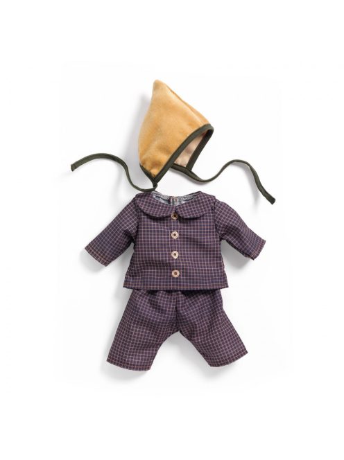Játékbaba ruha - Borostyán, ruházat - Ambre