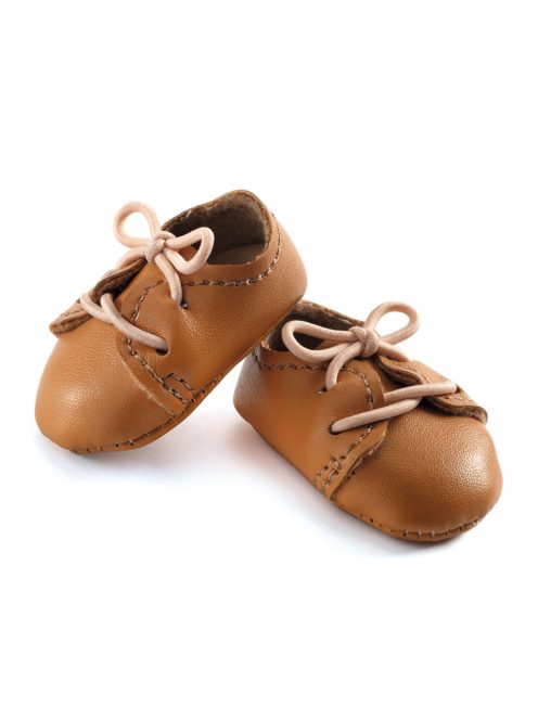 Játékbaba cipő - Barna cipőcske - Brown shoes