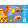 Párositó puzzle - Munkagépek - Articulo vehicles