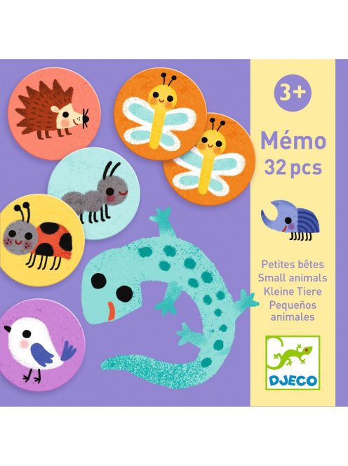 Memóriajáték - Kicsi állatok - Memo Small animals