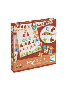   Fejlesztő játék - Bingó a számokkal - Edludo Bingo 1, 2, 3 numbers