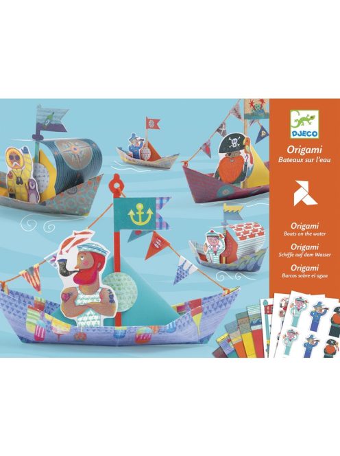 Origami - Papírcsónak - Floating boats