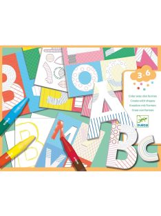   Matricázó képkészítés - Teremtendő világ - ABC nagybetűk - A world to create, letters