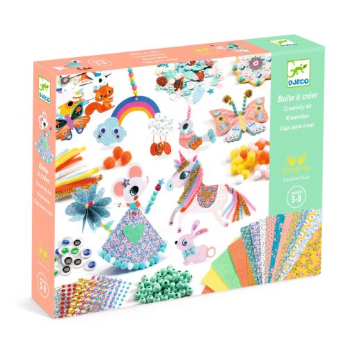 Kollázs műhely - Kreatív alkatrészek készlete - Creativity kit