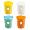 4 pots of glittery play dough