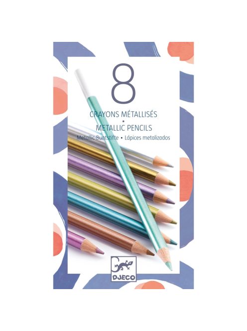 Metál ceruza készlet, 8 szín - 8 metallic pencils