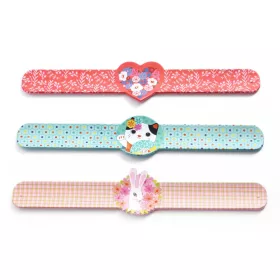   Rácsapós karkötő - Szív, Macsek, Nyúl - Slap bracelets heart,rabbit,cat
