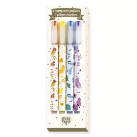 Csillámtoll, 4 szín - 4 Tinou glitter markers
