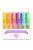 Szövegkiemelő mini toll készlet 6 pasztell színben - 6 mini pastel highlighters