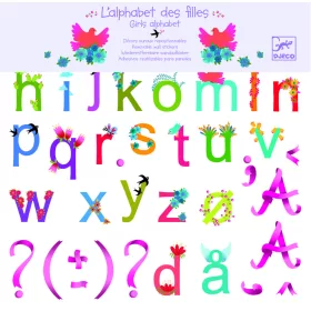 Falmatrica - Betűkészlet lányoknak - Girls alphabet