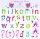 Falmatrica - Betűkészlet lányoknak - Girls alphabet