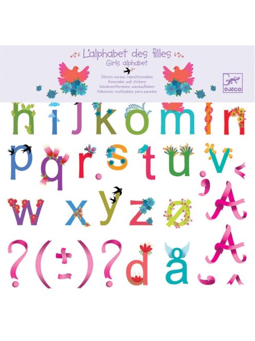 Falmatrica - Betűkészlet lányoknak - Girls alphabet