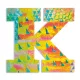 Dekorbetű - K - Peacock letter