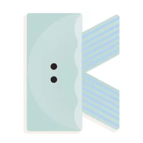 K - Graphic animal letter
