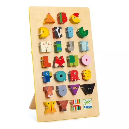 L - Graphic animal letter