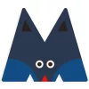 M - Graphic animal letter
