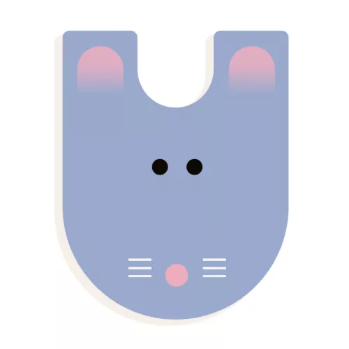 U - Graphic animal letter