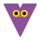 V - Graphic animal letter