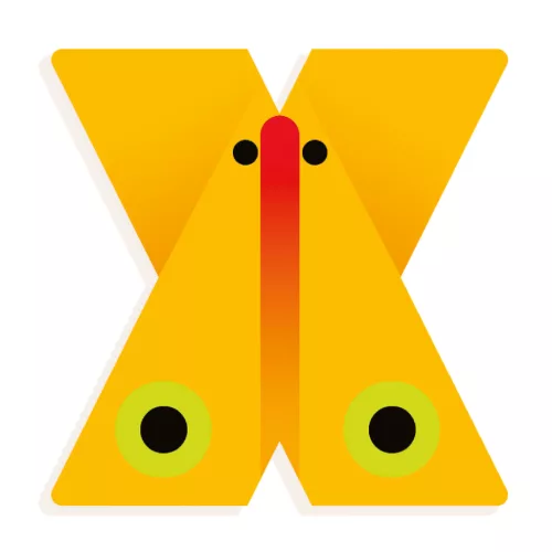 X - Graphic animal letter