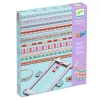 Ékszerkészítő készlet - Karkötők szövése különböző gyöngyökből - Large beads