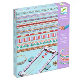   Ékszerkészítő készlet - Karkötők szövése különböző gyöngyökből - Large beads