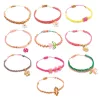 Ékszerkészítő készlet - Rózsaszín makramé karkötők - Pink macrame bracelets