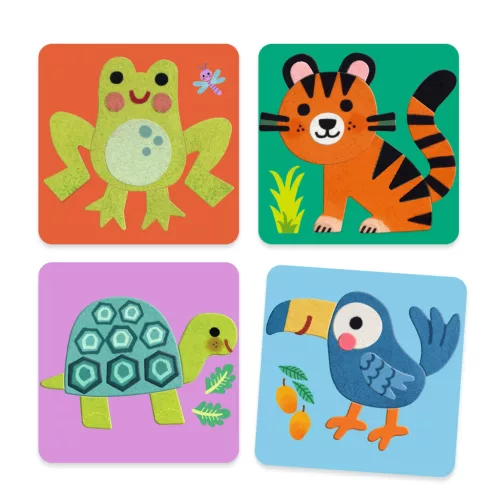 Kollázs műhely - Puha állatok filcből - Soft Animals