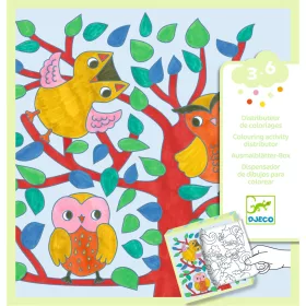   Meglepetés adagoló színező - Erdő - Coloring dispenser, Forest
