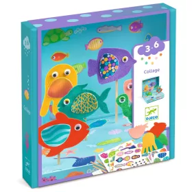   Kollázs műhely - Halszínjáték - Collage craft, Happy Aquarium