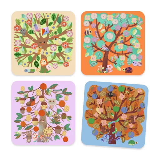 Kollázs műhely - Évszakokon át - Through the seasons