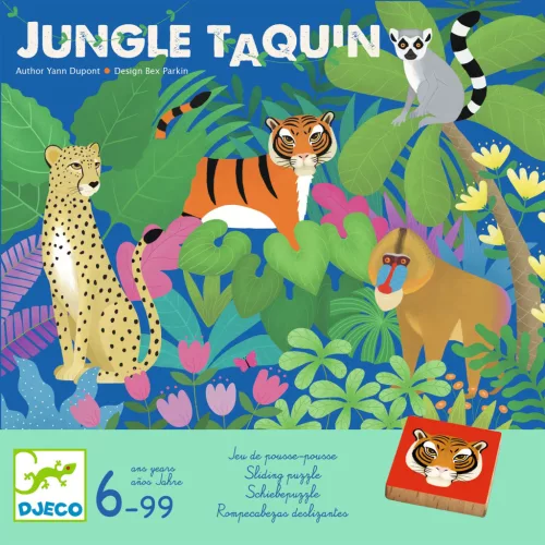 Társasjáték - Csibészke - Jungle Taquin
