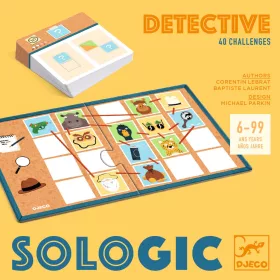 Logikai játék - Nyomkövető - Detective