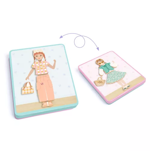 Mágneses képkirakó - Variációk 12 öltözetre - Inzebox Dressing