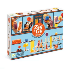   Építőjáték - Varázslatos, 43 db-os - Zig and Go Junior - Magic