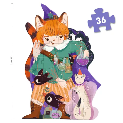 Óriás puzzle - Pio a kis valázsló, 36 db-os - Pio the magician