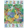 Megfigyeltető puzzle - Dzsungelben 1-10-ig, 54 db-os - 1 to 10 Jungle