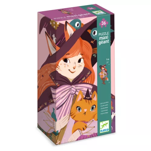 Óriás puzzle - Lili a kis boszorka, 36 db-os - Lily the witch