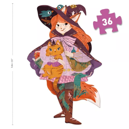 Óriás puzzle - Lili a kis boszorka, 36 db-os - Lily the witch